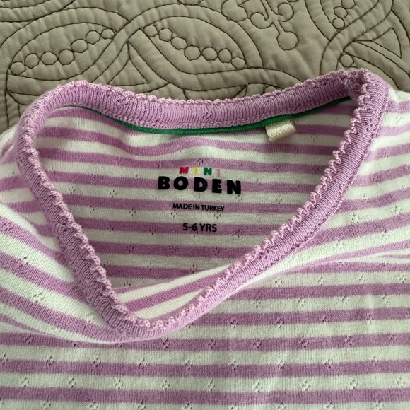 Girl’s Bundle Mini Boden Pointelle Tops - Picture 5 of 15